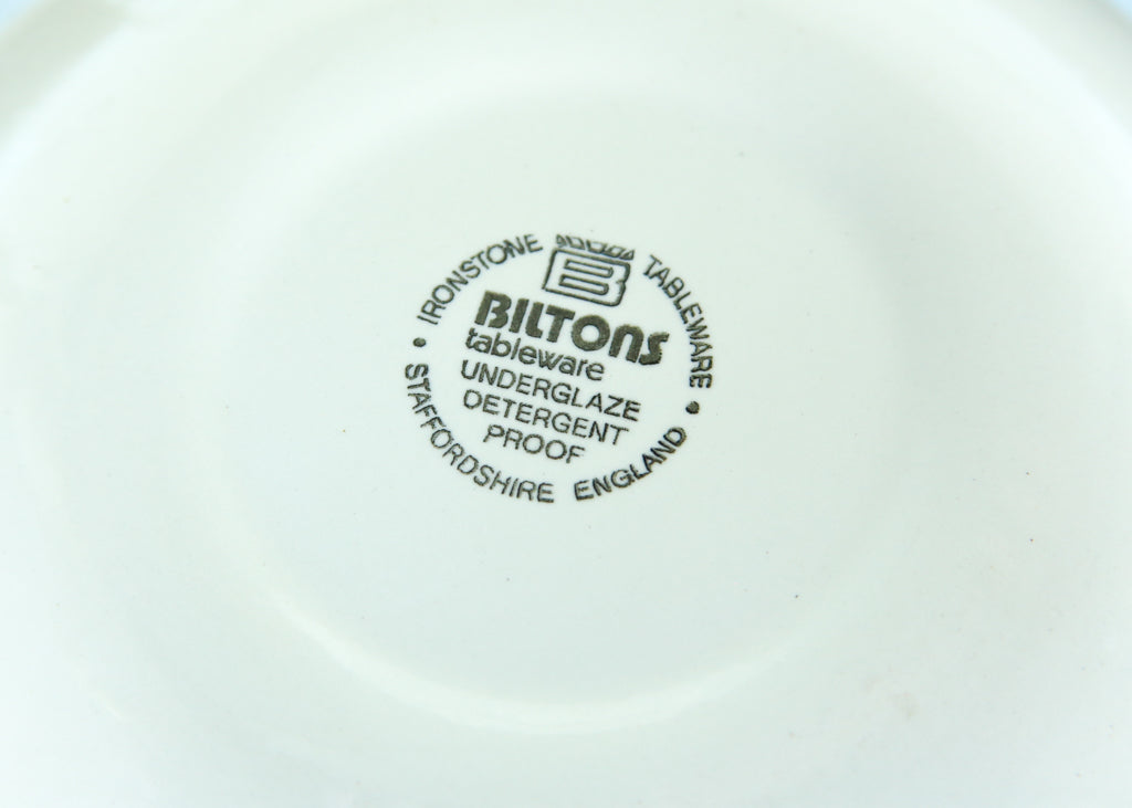 Six 1970's Biltons Ironstone Trios