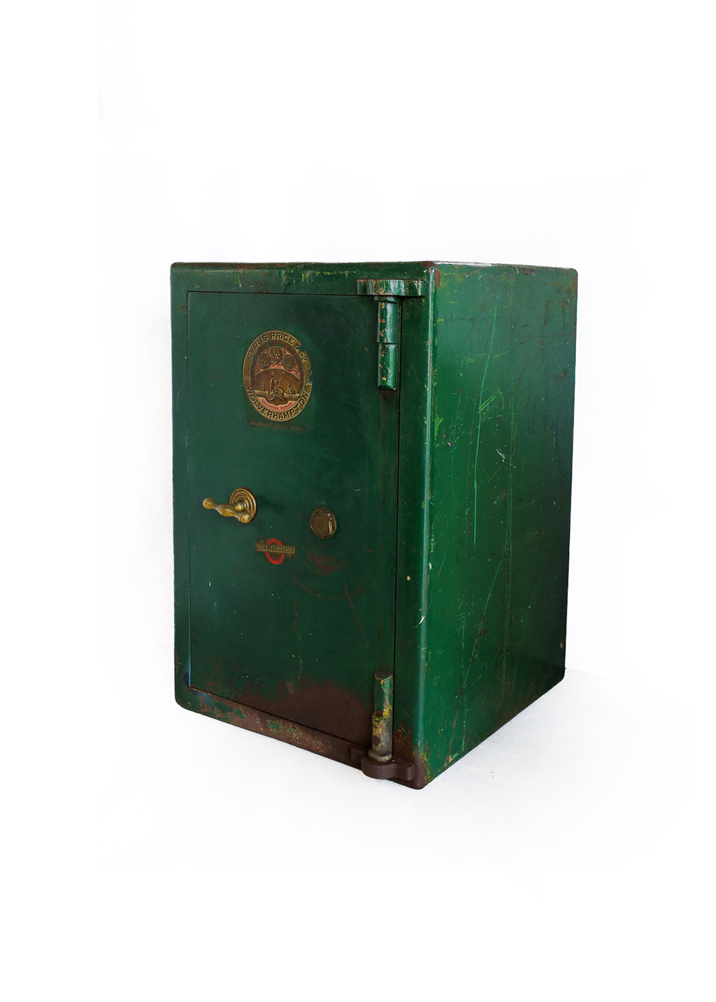 Antique Cast Iron and Steel Safe by Cyrus Price & Co.