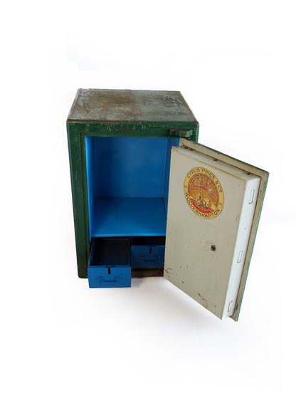 Antique Cast Iron and Steel Safe by Cyrus Price & Co.