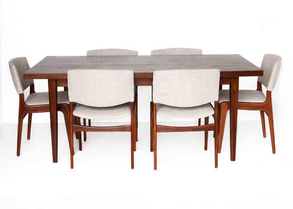 Mid-century Dining Table - seats six