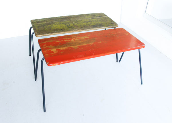 Rustic Vintage Nursery School Tables