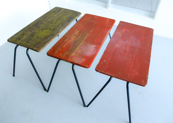 Rustic Vintage Nursery School Tables