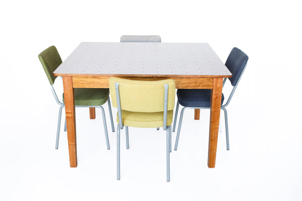 Square 50s Kitchen Table with a Formica Top