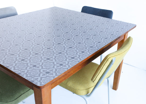 Square 50s Kitchen Table with a Formica Top