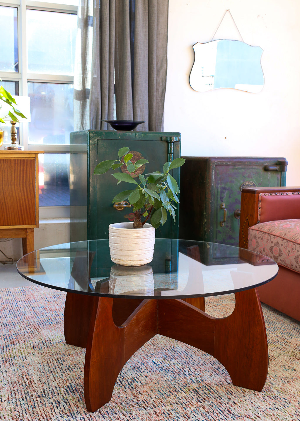 Round Mid-century Coffee Table