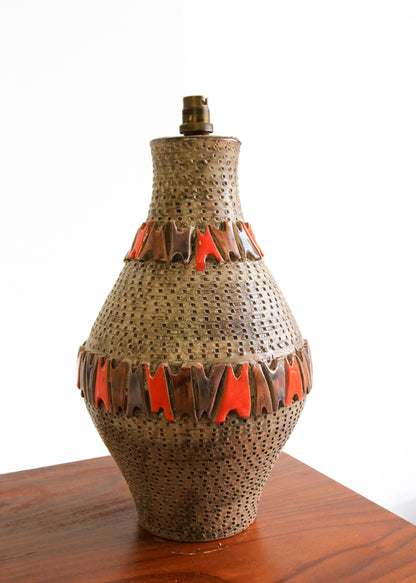Brutalist Ceramic Lamp