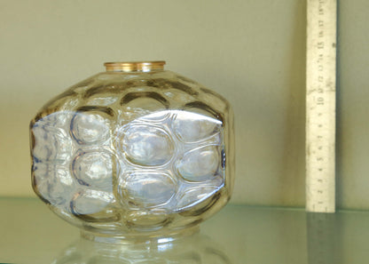 Amber Bubble Glass Shade