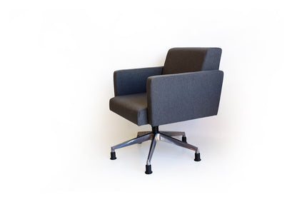 Heigt-adjustable Box Swivel Chairs - five available