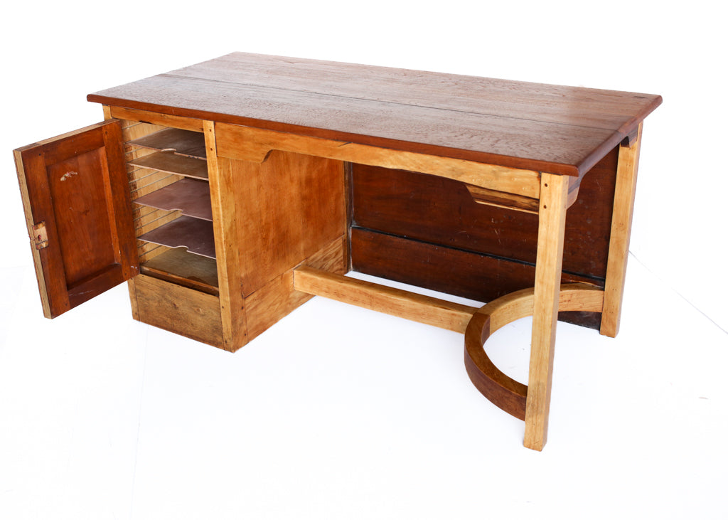 Solid Wood Art Deco Desk