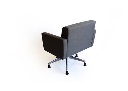 Heigt-adjustable Box Swivel Chairs - five available