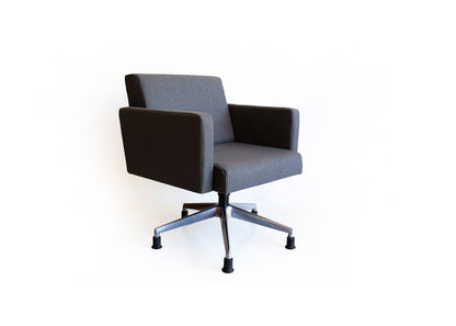 Heigt-adjustable Box Swivel Chairs - five available