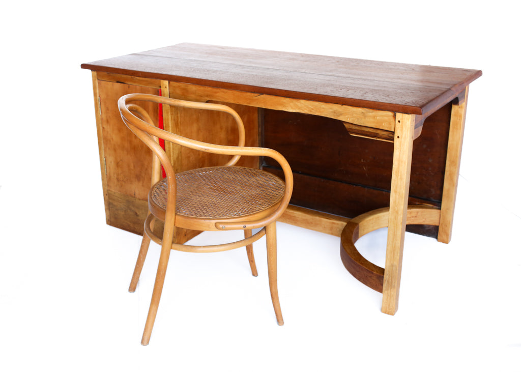 Solid Wood Art Deco Desk