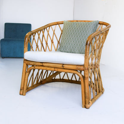 Vintage Four Piece Cane Patio Set - priced per item