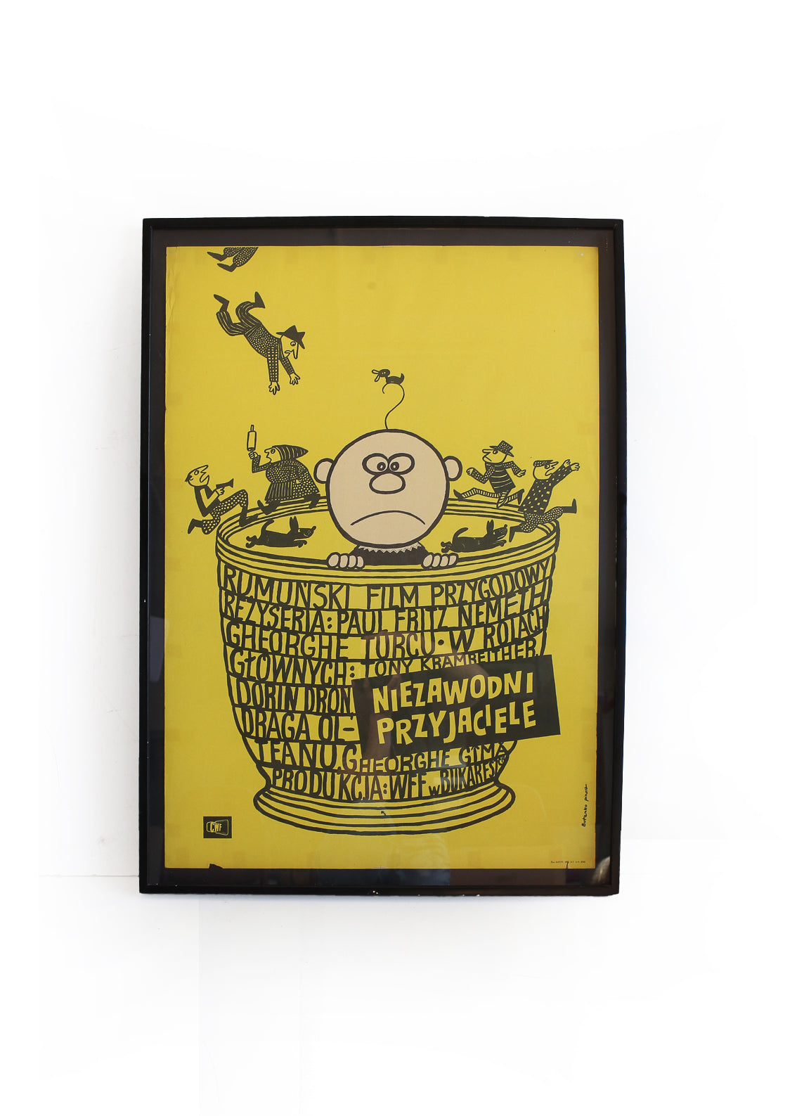 Original 1970s Polish Film Posters - Framed and behind glass