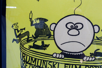 Original 1970s Polish Film Posters - Framed and behind glass