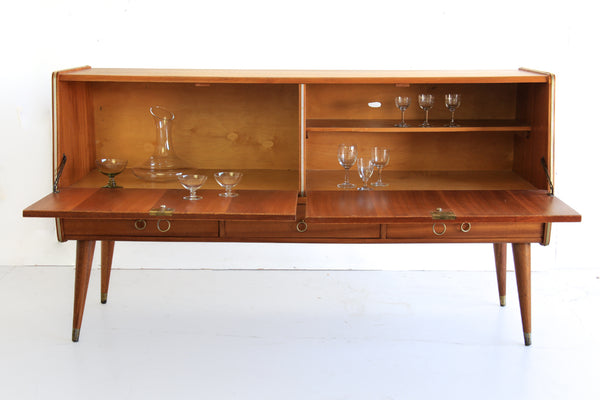 1960's Sideboard with Solid Wood Top