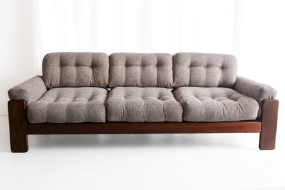 Three-Seater Mid-Century Modern Sofa
