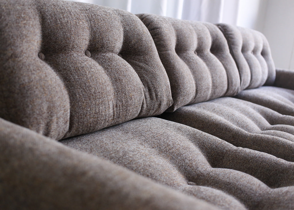Three-Seater Mid-Century Modern Sofa