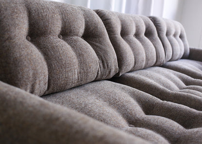 Three-Seater Mid-Century Modern Sofa