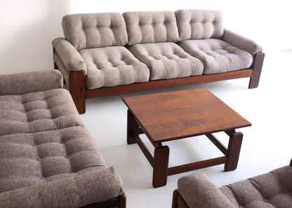 Three-Seater Mid-Century Modern Sofa