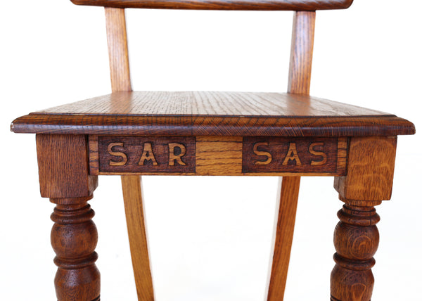 Pair of Antique SAR Oak Chairs
