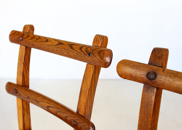Pair of Antique SAR Oak Chairs
