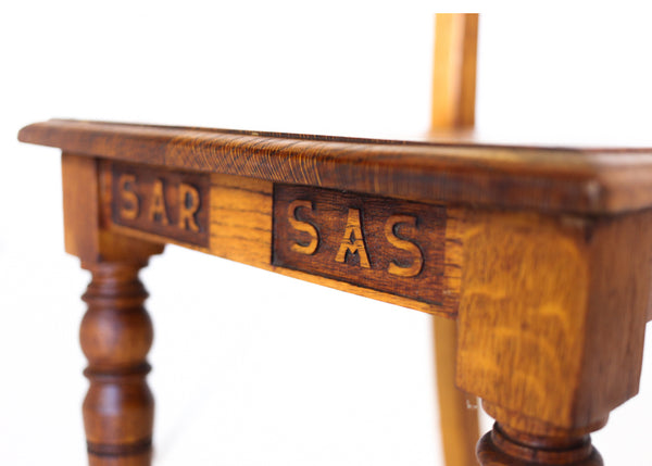Pair of Antique SAR Oak Chairs