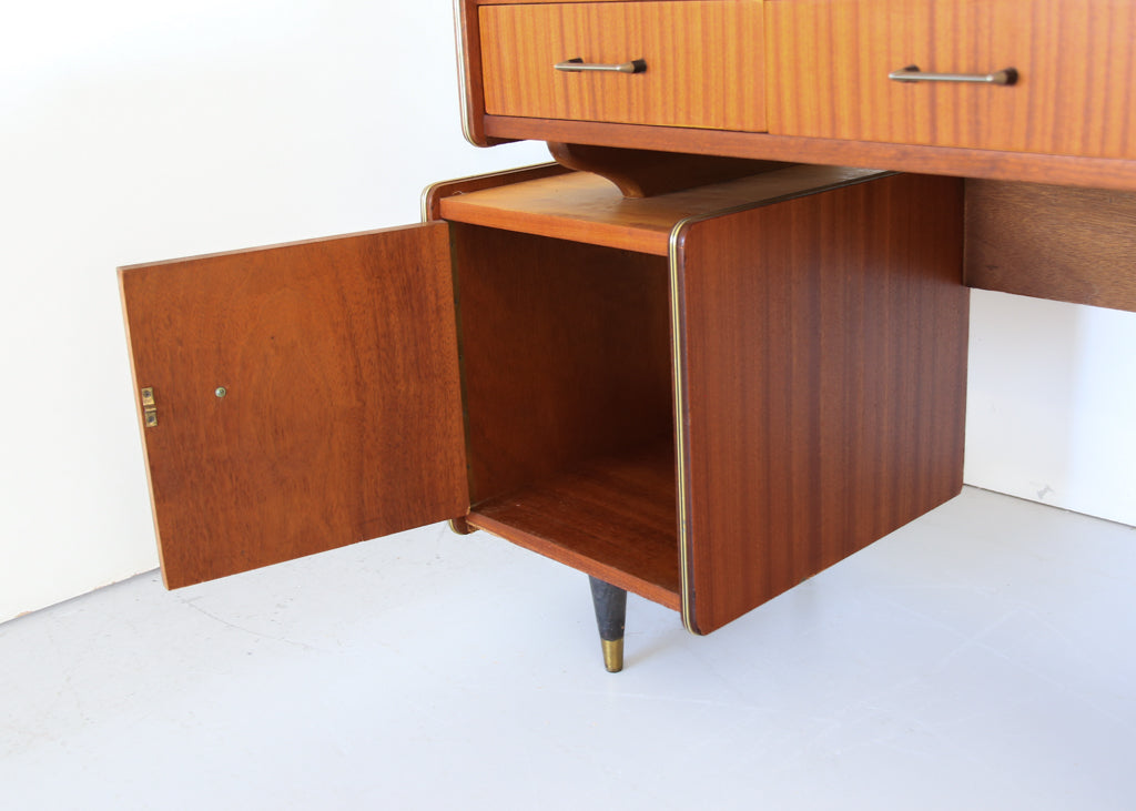 Retro Dressing Table in Satin Birch