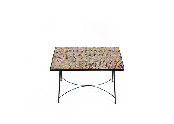 Vintage Tile Top Side Table