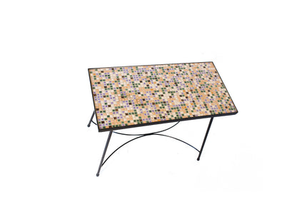 Vintage Tile Top Side Table