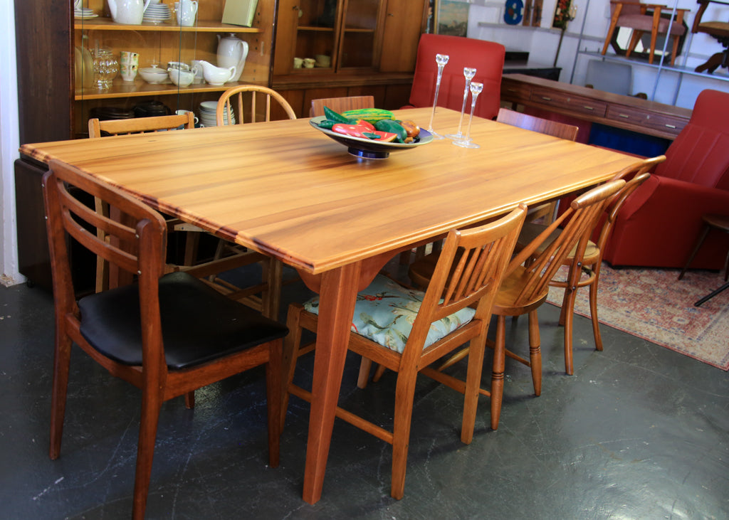 Eight-Seater Solid Wood Dining Table