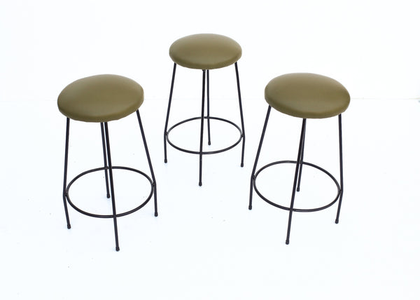 Three Retro Kitchen Stools - priced per unit