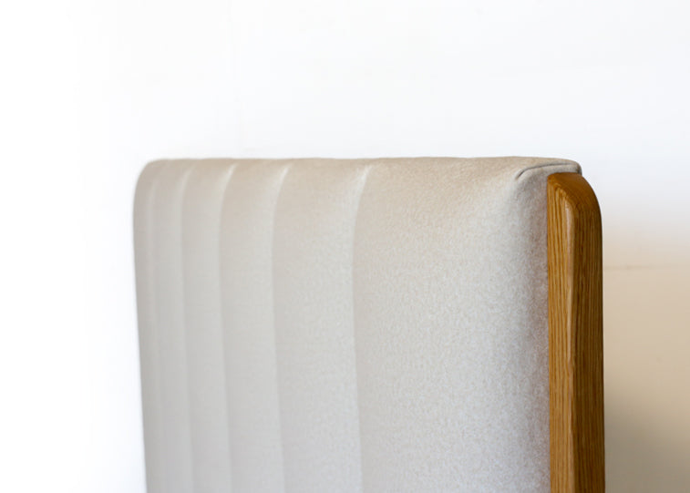 New Queen Headboard with Oak Detail