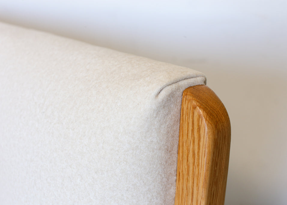 New Queen Headboard with Oak Detail