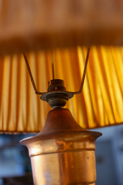 Mid-century Copper Table Lamp