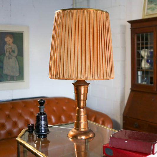 Mid-century Copper Table Lamp