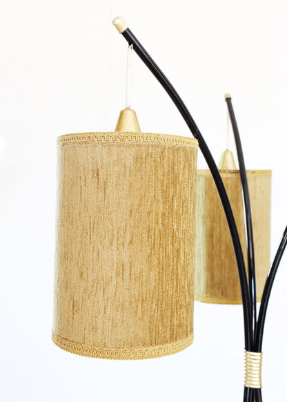 1950s Floor Lamp with Three Lights