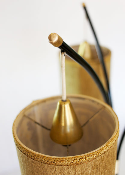 1950s Floor Lamp with Three Lights