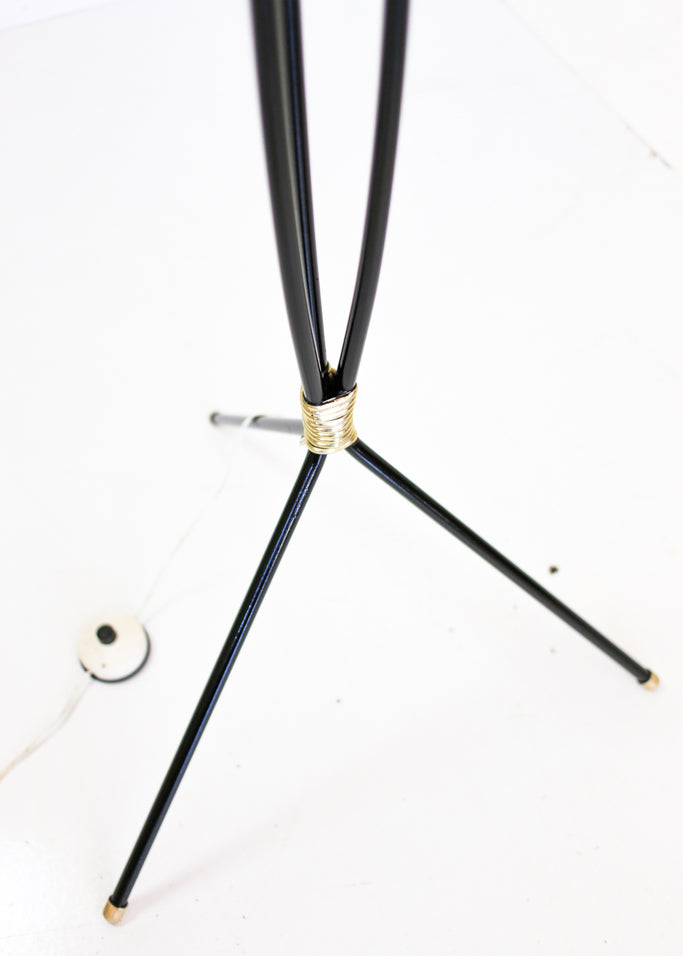 1950s Floor Lamp with Three Lights