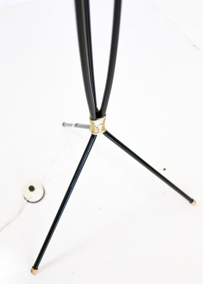 1950s Floor Lamp with Three Lights