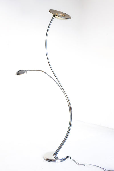 Mother and Child Two Light Chrome Floor Lamp by Studio Italia