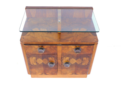 Art Deco Bedside Cabinet