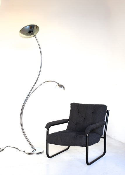 Mother and Child Two Light Chrome Floor Lamp by Studio Italia