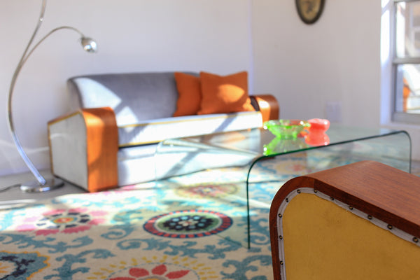 Bent Glass Coffee Table