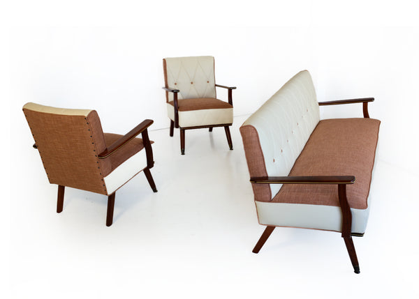 Mid-century Three Seater Sofa