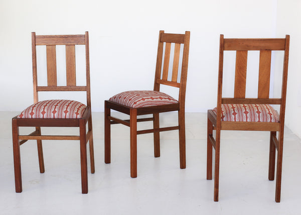 Three Vintage Dining Chairs