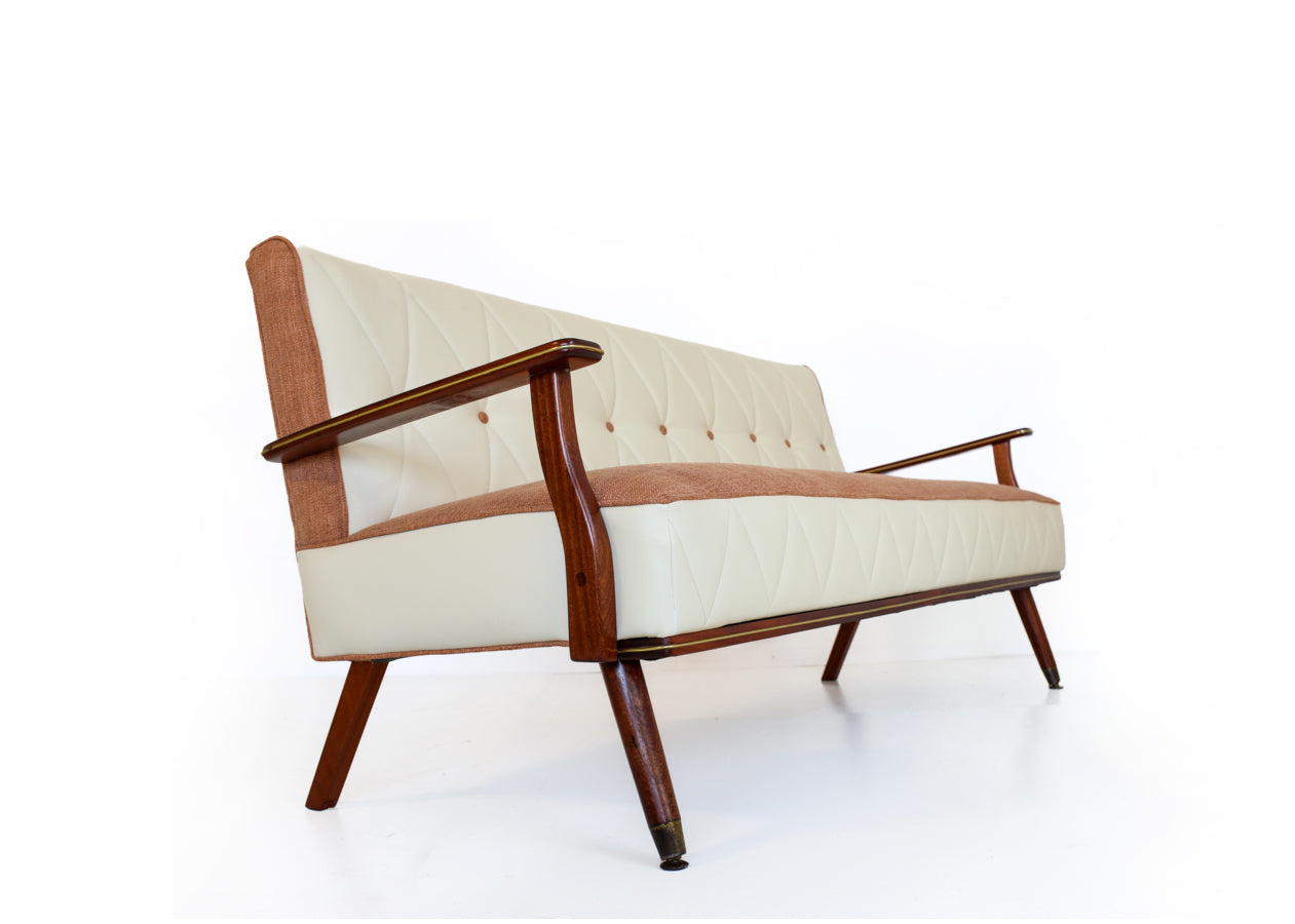 Mid-century Three Seater Sofa