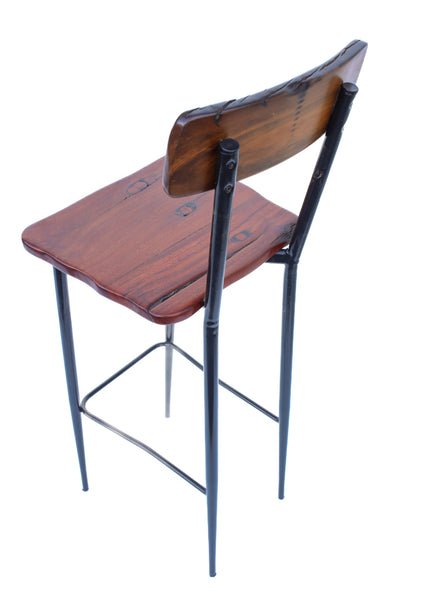 Steel and Wood Bar Chairs