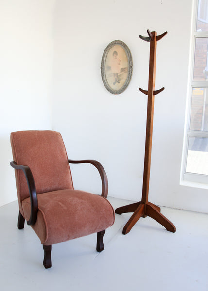 Solid Wood Vintage Coat and Hat Stand