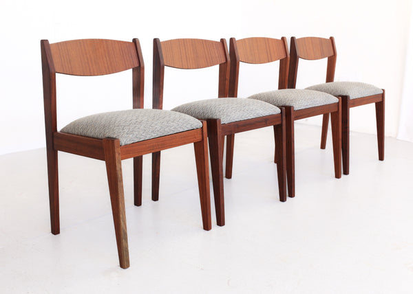 Set of Four Mid-Century Dining Chairs